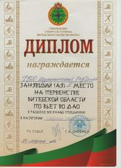 ПЕРВЕНСТВО ВИТЕБСКОЙ ОБЛАСТИ ПО ВЬЕТ ВО ДАО